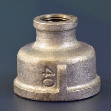 1" x 3/4" Galvanised Malleable Iron Concentric Reducing Socket