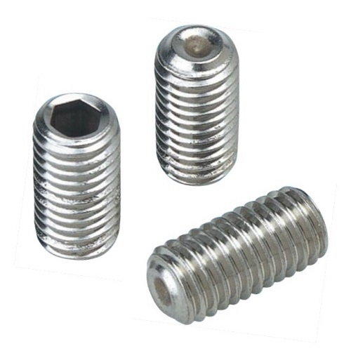 M8 X 35mm Stainless Steel Hexagon Socket Grub Screws 100 Pack 