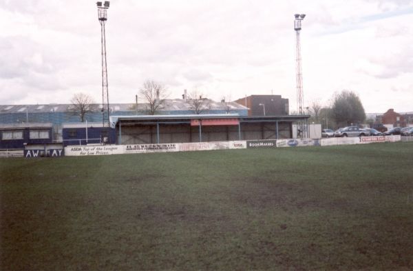 Curzon Ashton football ground in Ashton-under-Lyne