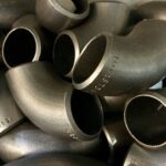 An assortment of welding pipe fittings