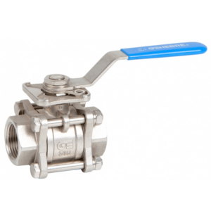 Genebre Art2025 BSP threaded stainless steel 3-piece ball valve