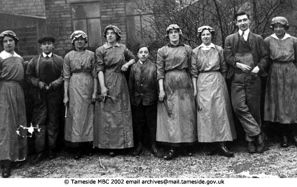 WW1 Ashton-under-Lyne Besthill Mill munitions workers