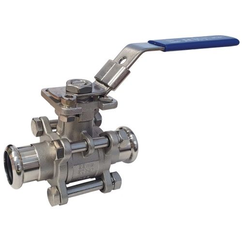 Albion Art994PRS stainless steel 3-piece press fit ball valve