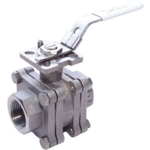 Albion Art995T Stainless steel 3-piece fire safe ball valve