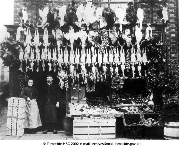 Shopping for a Christmas Turkey in Ashton-under-Lyne