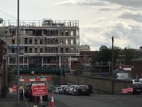 Development work on the new college in Ashton under Lyne, previously managed by Carillion