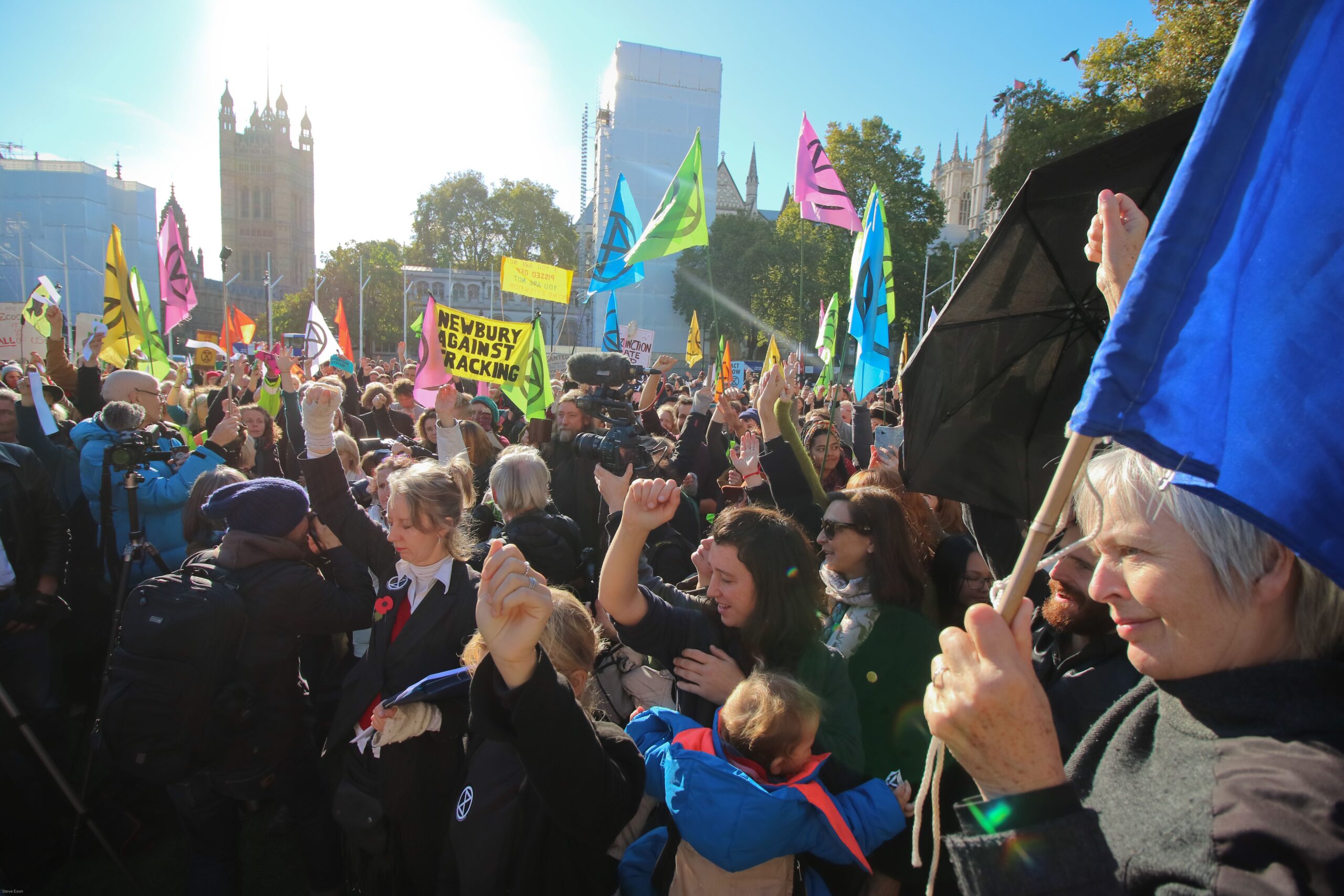 Declaration of rebellion and Parliament Square