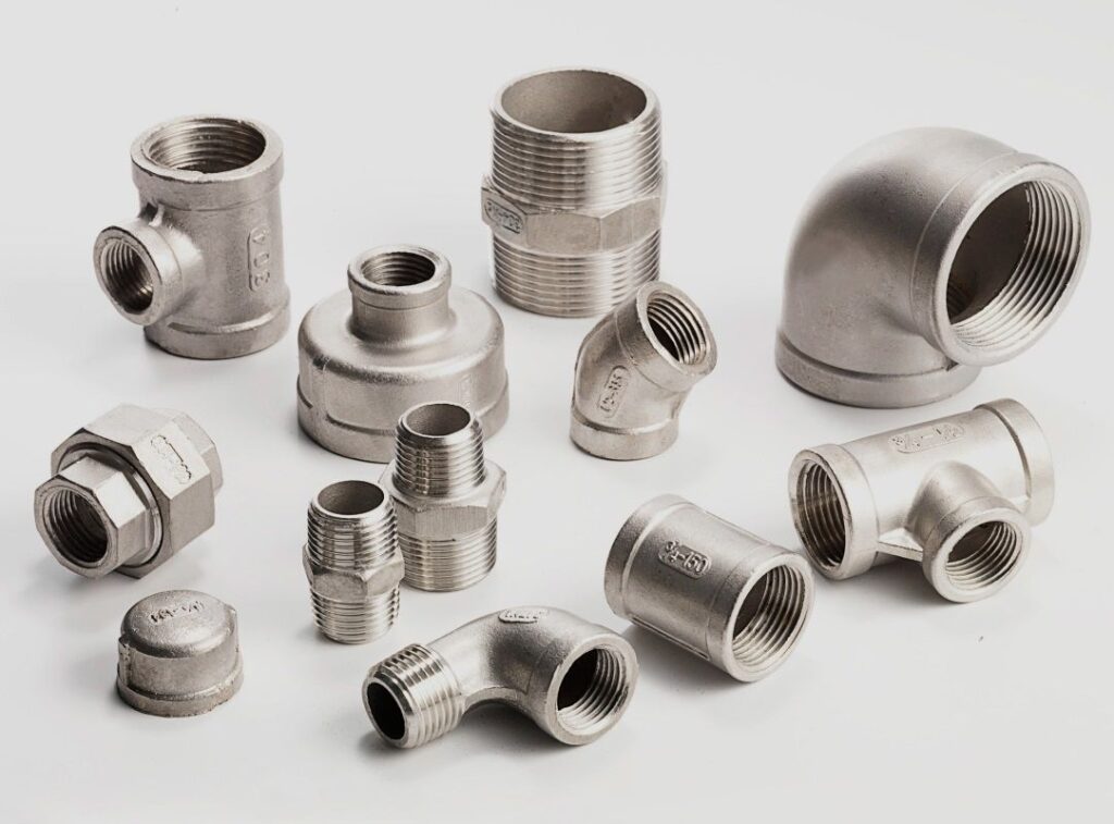 Stainless steel threaded pipe fittings to ISO 4144